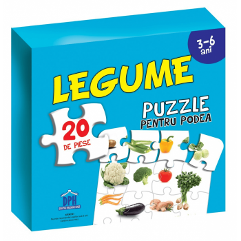 Puzzle pentru podea - Legume, DPH, 2-3 ani + la reducere