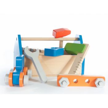 Set de unelte din lemn, Marc toys, 2-3 ani +