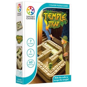 Smart Games - Temple Trap, joc de logica cu 60 de provocari, 7+ ani