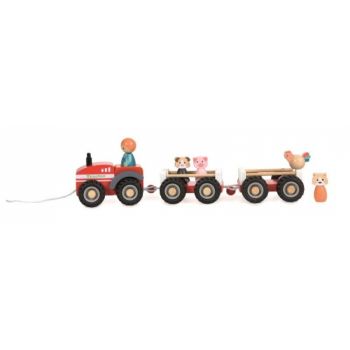 Tractor cu remorca si figurine, Egmont toys, 2-3 ani +