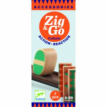 Zig Go - Culbuto, Rampa set 7 piese, Djeco, 8-9 ani + de firma originala