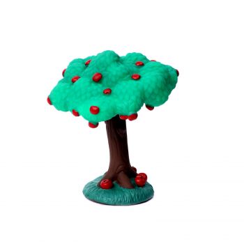 Figurina Copac cu mere, dimensiune 13 cm, DeAgostini, 2-3 ani +
