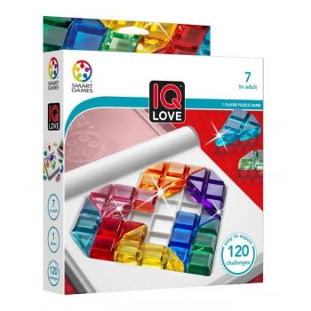 Smart Games - IQ Love, joc de logica cu 120 de provocari, 7+ ani la reducere