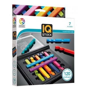 Smart Games - IQ Stixx, joc de logica cu 120 de provocari, 7+ ani