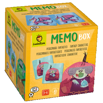 Joc de memorie Memobox, Persoanje fantastice, Ludattica, 2-3 ani +