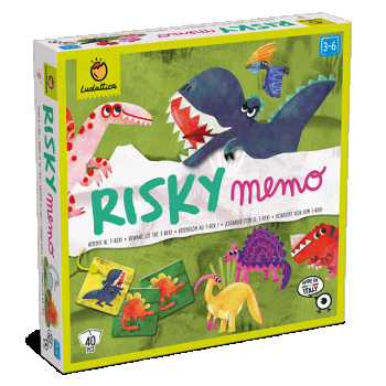 Joc de memorie risc si aventura ,   Fereste-te de T-rex, Ludattica, 3-6 ani