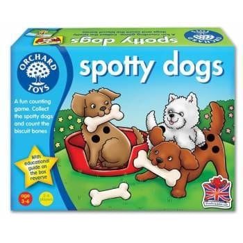 Joc educativ Catelusii patati SPOTTY DOGS, Orchard Toys, 2-3 ani +