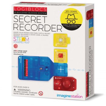 Joc electronic Logiblocs - set Secret Recorder, Imagine Station, 6-7 ani +