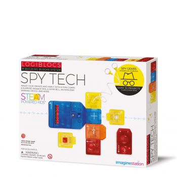 Joc electronic Logiblocs - set Spy Tech, Imagine Station, 6-7 ani +