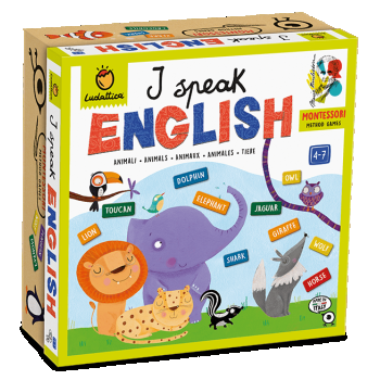 Joc Montessori Sa vorbim in engleza, Ludattica, 4-7 ani