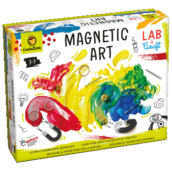 Joc STEAM - Arta cu magneti, Ludattica, 3-7 ani