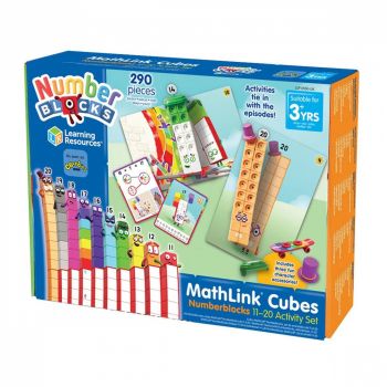MathLink   -Numberblocks- Matematica distractiva (11-20), Learning Resources, 2-3 ani +
