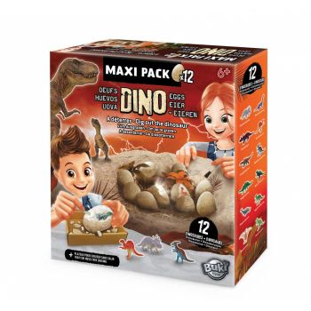 Oua Dino Mega Set x 12, BUKI France, 6-7 ani +
