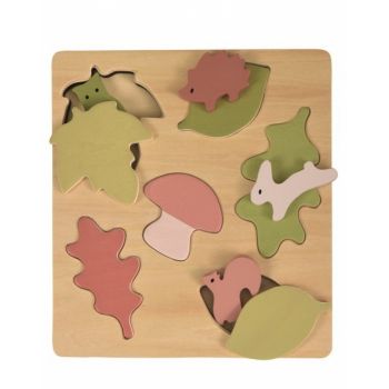 Puzzle animale si frunze, Egmont toys, 0-1 ani + de firma original