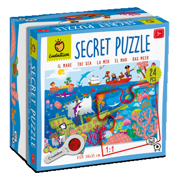 Secret Puzzle - Marea, Ludattica, 2-5 ani, 24 piese