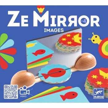 Set creativ cu oglinzi Djeco, Ze mirror, 4-5 ani +