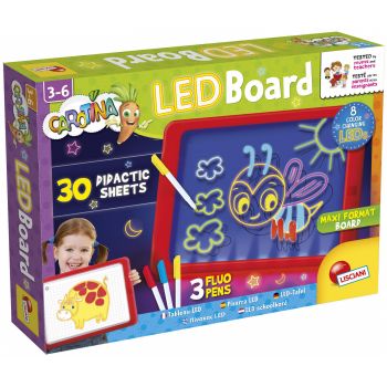 Tablita pentru desen cu LED, LISCIANI, 2-3 ani +