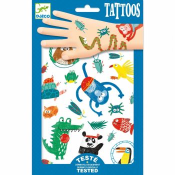 Tatuaje Djeco Animale cu botic, 4-5 ani +