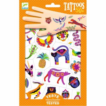 Tatuaje Djeco Frumusete salbatica, 4-5 ani +