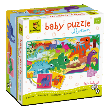 Baby Puzzle - Dinozauri, Ludattica, 2-5 ani, 32 piese de firma original