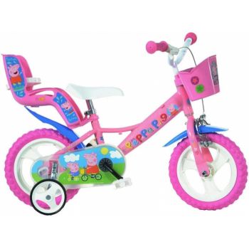 Bicicleta copii 12 - Purcelusa Peppa la reducere