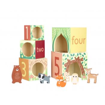 Cuburi de stivuit, Orange Tree Toys