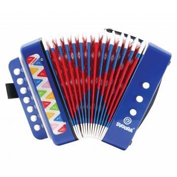 Instrument muzical acordeon albastru ieftina