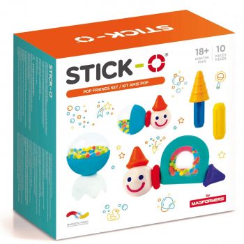 Joc cu magneti Stick-O, Prieteni pop de firma originala