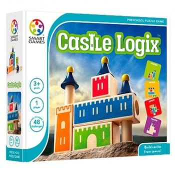 Smart Games - Castle Logix, joc de logica cu 48 de provocari, 3+ ani