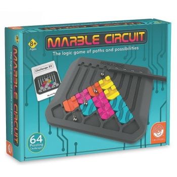 Joc de logica si strategie Marble Circuit-Labirint cu bile, MindWare, +8 ani