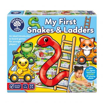 Joc de societate Serpi si Scari MY FIRST SNAKES AND LADDERS