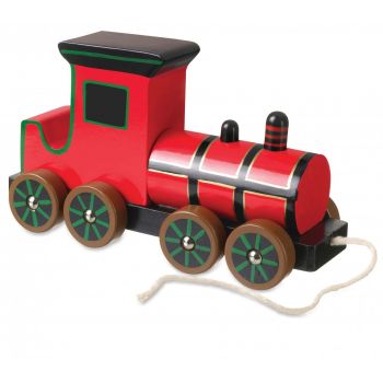 Jucarie de tras Locomotiva cu aburi, Orange Tree Toys de firma original