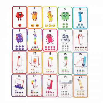 Puzzle - Invat sa numar de la 1 - 20 - Numberblocks