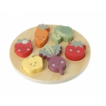 Puzzle legume si fructe, Orange Tree Toys