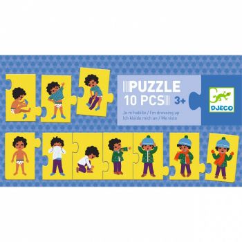 Puzzle Ma imbrac singur Djeco la reducere