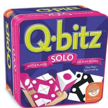 Q-bitz Solo: Magenta Edition, joc educativ cu piese din lemn, MindWare, +8 ani ieftin