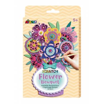 Set creativ de razuit Buchet - Flori, + 5 ani