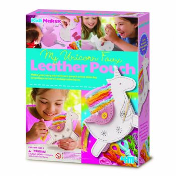 Set creativ DIY - Geanta din piele artificiala Unicorn, + 5 ani