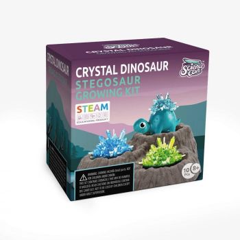 Set experimente - Cristal si dinozaur (Stegosaur), Topbright, 8-9 ani +