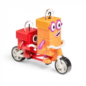 Set figurine Numberblocks - Aventuri pe bicicleta cu Unu Doi