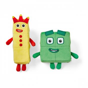 Set mascote din plus Numberblocks - Trei Patru de firma originala