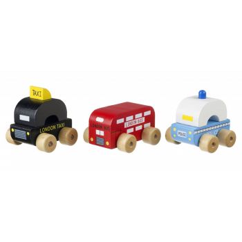 Set vehicule londoneze, Orange Tree Toys de firma original