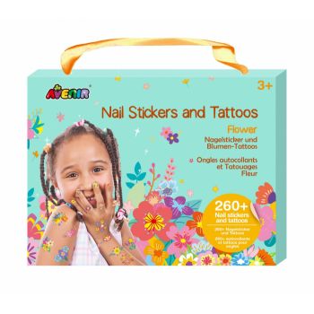 Stickere pentru unghii si tatuaje - Flori, + 3 ani