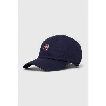 Colmar șapcă de baseball din bumbac culoarea albastru marin, cu imprimeu de firma originala