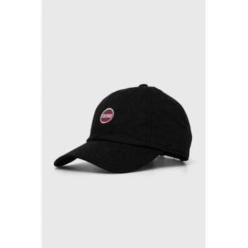 Colmar șapcă de baseball din bumbac culoarea negru, cu imprimeu
