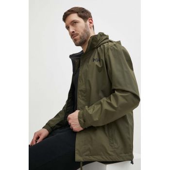 Helly Hansen jacheta de exterior Dubliner culoarea verde, gore-tex