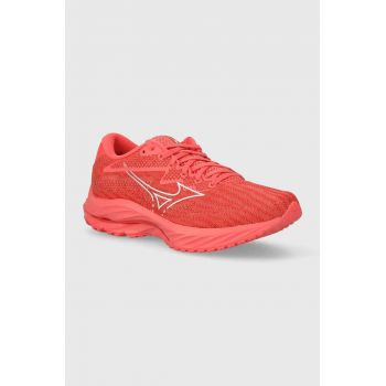 Mizuno pantofi de alergat Wave Rider 27 culoarea rosu, J1GC2308 de firma originali