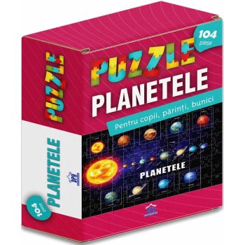 Planetele: Puzzle, DPH, 5-7 ani +