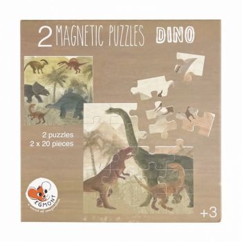 Puzzle magnetic, Dino, Egmont Toys, 3 ani+