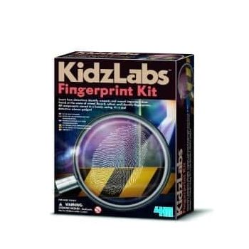 Set educativ STEM - Amprente digitale KidzLabs, 4M, +10 ani